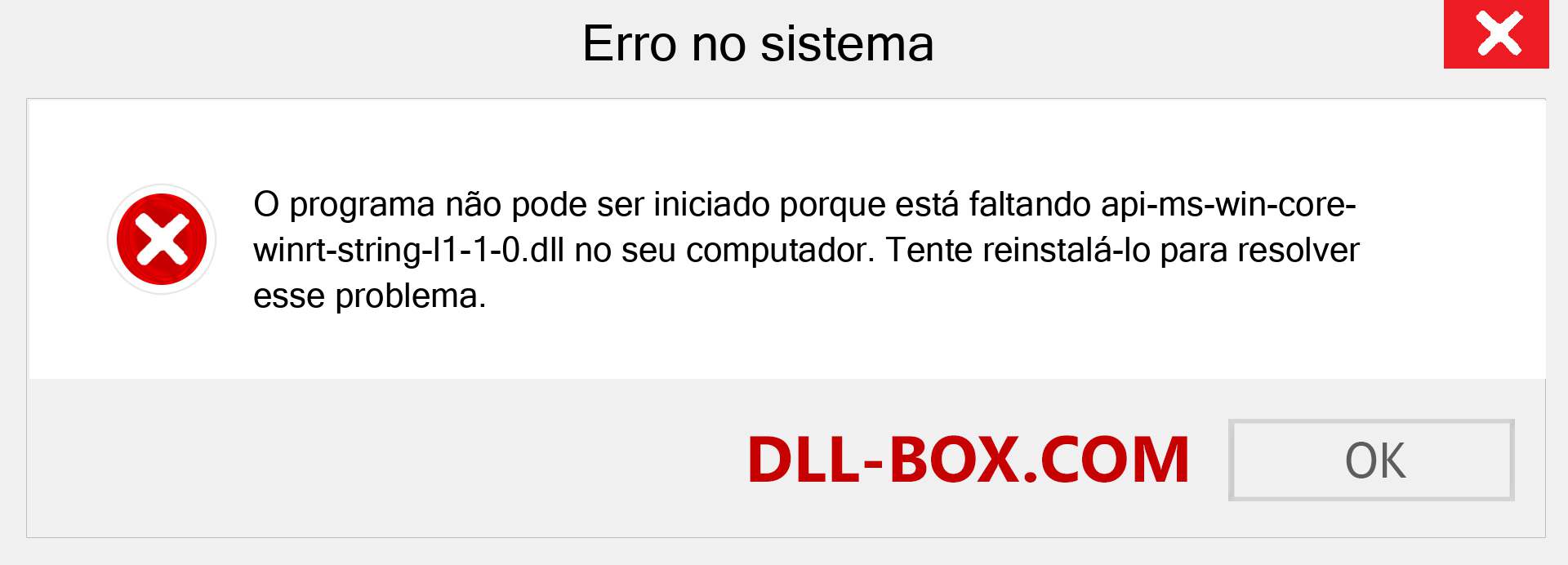 Arquivo api-ms-win-core-winrt-string-l1-1-0.dll ausente ?. Download para Windows 7, 8, 10 - Correção de erro ausente api-ms-win-core-winrt-string-l1-1-0 dll no Windows, fotos, imagens